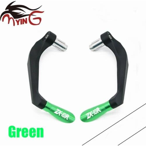 For KAWASAKI NINJA650 ZX-10R ZX10R ZX 10R Motorcycle Universal CNC Handlebar Grips Guard Brake Clutch Levers Guard Protector