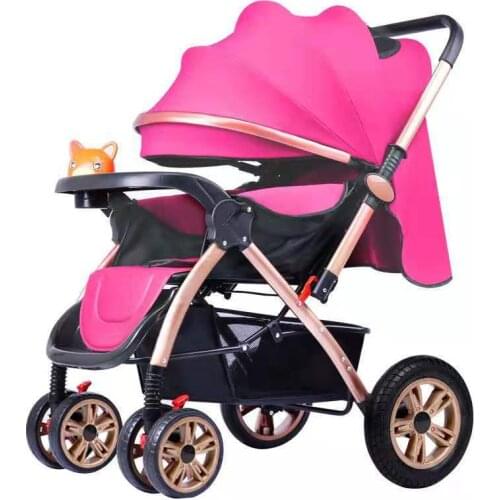 Factory original luxury baby stroller ,winter version stroller,kinderwagen 2 in 1,pushchair/pram,reverse seat