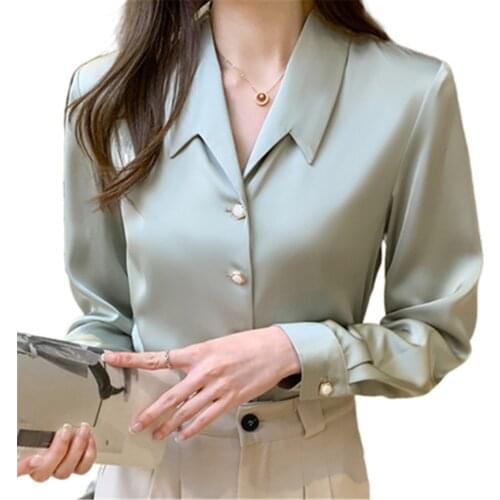 Flubiflous Womens Silk Shirts