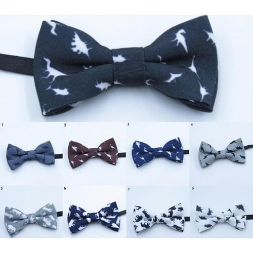 Classical Kid Bowtie Dinosaur Butterfly Classic Lace Up Grils Baby Children Bow tie Man Creative New Style Bow tie