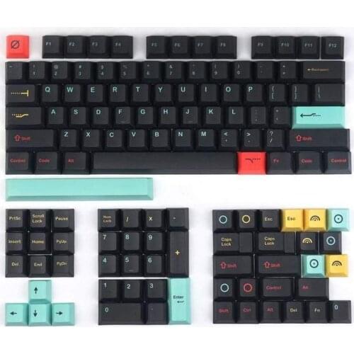 Metropolis Keycaps Sublimation PBT Mechanical Keyboard 129 Key cap Cherry Profile 87/104 98068 Customized Filco Keycap