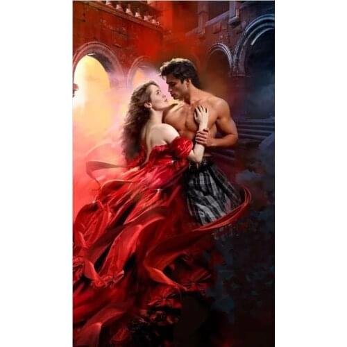 Cross Stitch Kits 14CT Unprinted Crafts Blazing Love People Aida Embroidered Handmade Art Quality Counted Set Wall Home Decor