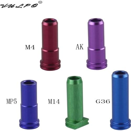 VULPO CNC Aluminum alloy M4 M16 AK MP5 M14 G36 Air Seal Nozzle For Airsoft AEG Hunting Paintball Accessories