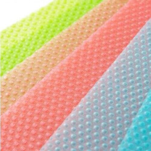 Cabinet Pad Anti-oil Anti-frost Fridge Liner Mat Anti-mildew Moisture-proof Waterproof Tableware Pad Refrigerator Pad Easy Clean