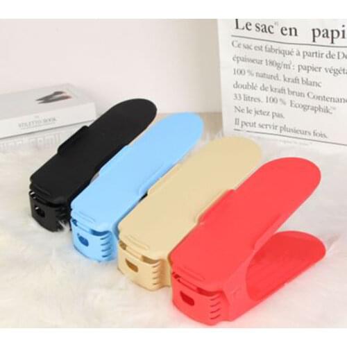 Durable Adjustable Shoe Organizer Footwear Support Slot Space Saving Cabinet Closet Stand Shoes Storage Rack Shoebox shoe shelf