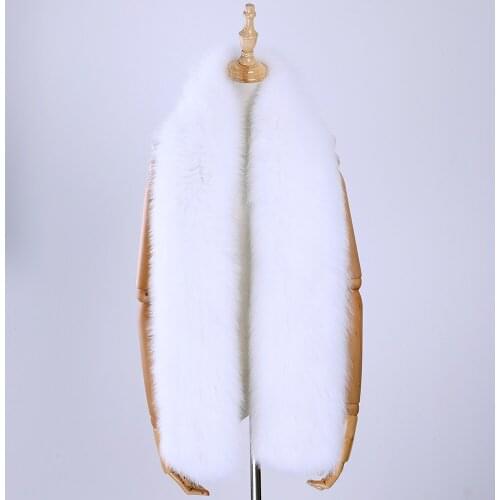 2020 Luxury X-large Genuine Fox Fur Knitted Womens Winter Scarf Real Fur Scarves Wrap Mufflers Lady Fashion Scarfs Nice Quality