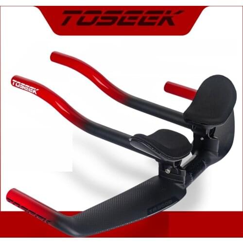 TOSEEK Bicycle Triathlon Bicycle Extender Aero bike TT Handlebars Ends Bike Handlebars Extenders Bicycle TT Bar Cycling parts