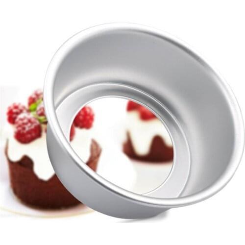 1pc Cake Mould Non-Stick Aluminum Alloy Removable Bottom Cake Baking Pan DIY Baking Tools Accessories For Kitchen