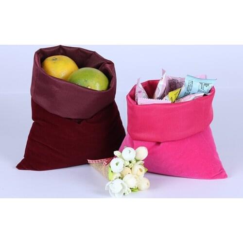 10Pcs Jewelry Bag Bracelet Candy Jewelry Packaging Bags Wedding Drawstring Pouch Gift Bag Pink/Green/Red/Black/White Velvet Bag