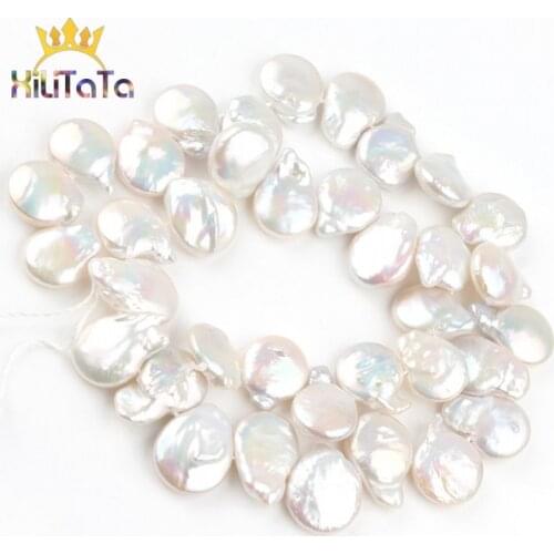 13*18mm Water Drop Natural Freshwater Baroque Beads White Pearls Loose Beads For Jewelry Making DIY Bracelet Accessories 15