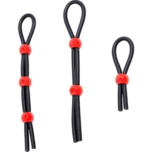 3pcs Dildo Ring Exercise Stimulator Enlarger Massage Adult Sex Toy for Men 19.5cm 9.5cm