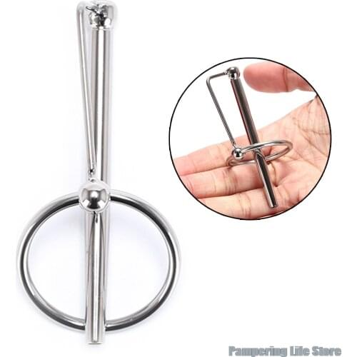 80mm Sex Fetish Hollow Stainless Steel Penis Plug Catheters sounds Urethral Dilators Stretching