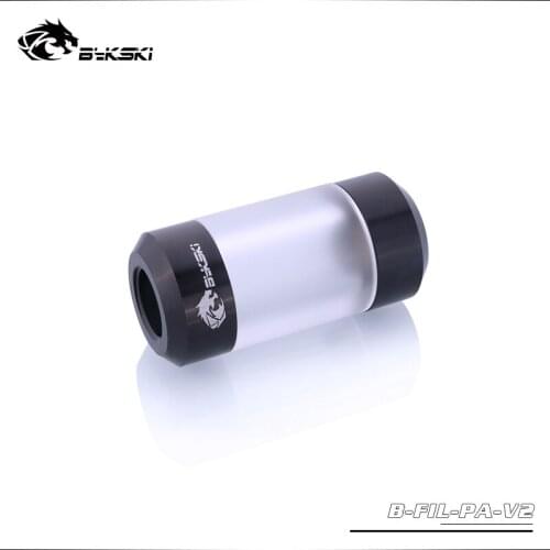 Bykski Double G1/4 Metal + Acrylic Filter water system dedicated dual spiral pattern metal filters connector computer fitting