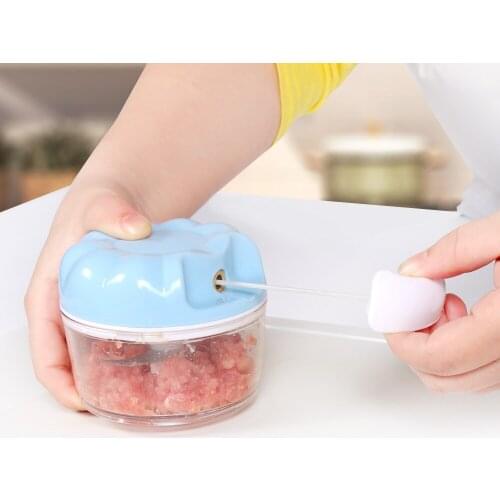 Household Garlic Crusher Hand-Pulled Garlic Triturator Manual Mashed Garlic Small Garlic Press Pull Garlic Cut Minced Garlic