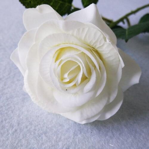 1PSC Realistic simulation roses wedding wishes home decoration fake roses bouquets fake flowers simulation flowers Moisturizing