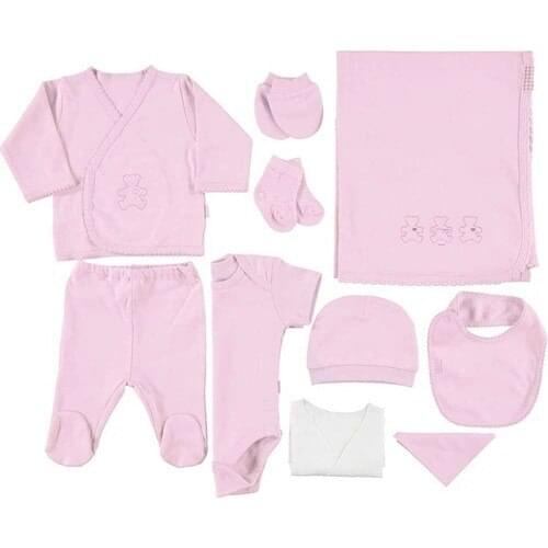 KitiKate Organic 10'lu Hospital Output The Zibin set-pink