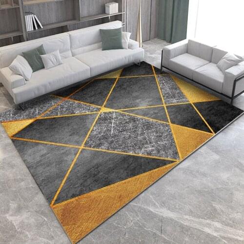 Carpets Rug for Bedroom Living Room Modern Non-slip 3D Yellow Kichen Floor Mats Area Rugs Child Kids Play Parlor Mat Home Decor