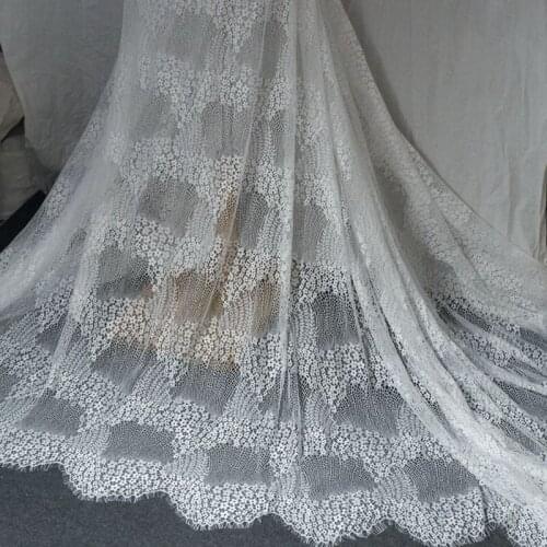 1.5 meters wide hollow floral small plum blossom eyelash lace high-grade lace DIY dress curtain home accessories