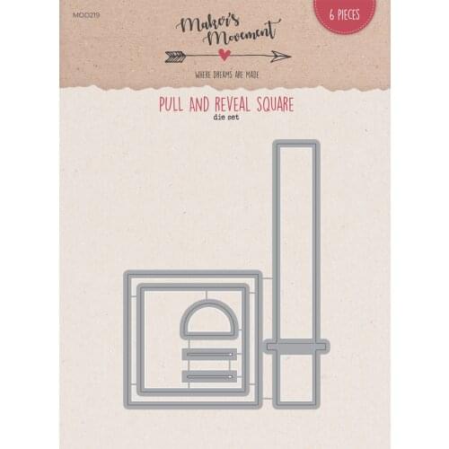 AliliArts Metal Cutting Dies Pull & Reveal square diy Scrapbooking Photo Album Decorative Embossing PaperCard Crafts Die 2020