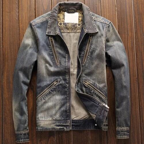 European Style Male Dress Suit Denim Coats XXXL Loose Fit Punk Style Mens Jeans Overcoats Host Mens Wedding Jackets Coats A196