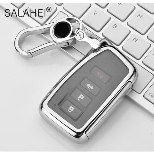 New TPU+PC Car Styling Key Cover Case Shell For Lexus NX GS RX IS ES GX LX RC 200 250 350 LS 450H 300H keychain Auto Accessorise