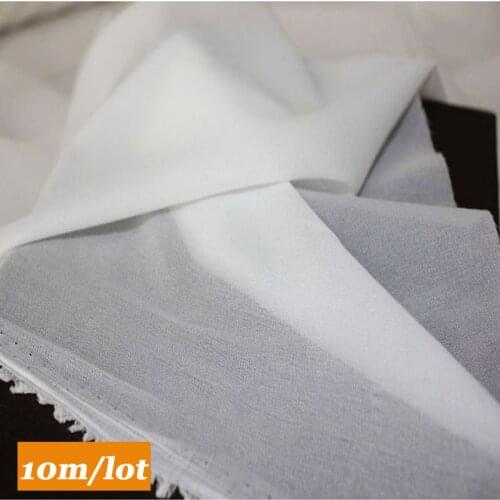 10M/Lot Single Face Glue Stretch Interfacing Cloth-lined Fusible Interlining Soft Thin Fabric Sewing entretela adhesiva