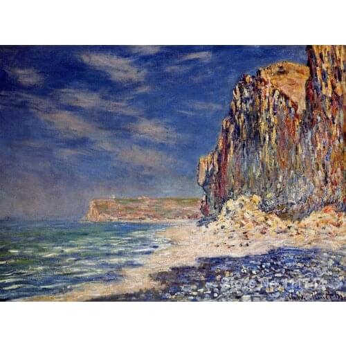 Online art gallery Cliff near Fecamp Claude Monet Landscape paintings Hand painted High quality