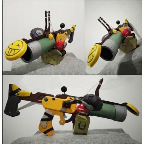 Overwatch Jamison Fawkes Junkrat Frag Launcher Cosplay Replica Weapon Prop