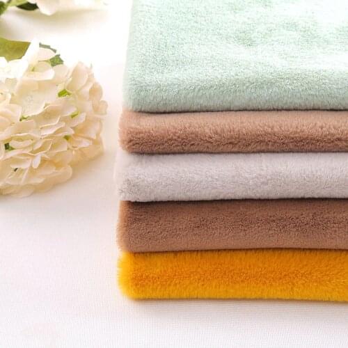 50*160CM Thicken Velvet Fabric Artificial Rabbit Plush Cloth for Plush Toys DIY Handmade Scarf Hat Winter Clothes Fabric