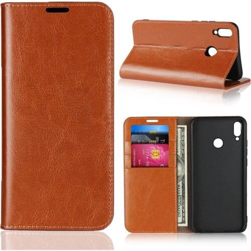 Luxury Genuine Leather Flip Coque For Huawei Honor 8X Case Wallet Cover Mobile Accessories Etui Capa Function Cases For Honor8X