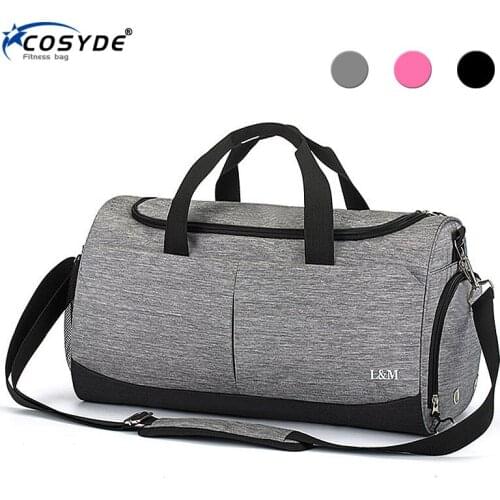 2019 Sports bag Men Gym Bag Women portable Large Capacity Yoga Fitness Training Handbag Bag Striped Sac De Outdoor Sports bag