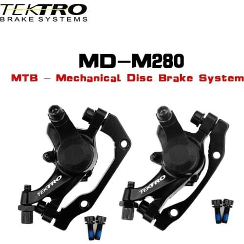 TEKTRO MD-M280 Mountain Bike-Hydraulic Disc Brake with TR160 160mm Wire-controlled mechanical disc brake MTB Bicycle Brake parts