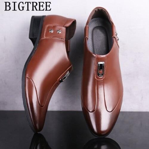Italian Shoes Men Loafers Mens Dress Shoes Business Wedding Oxfords Shoes For Men Zapatos De Hombre De Vestir Formal Shoes Men