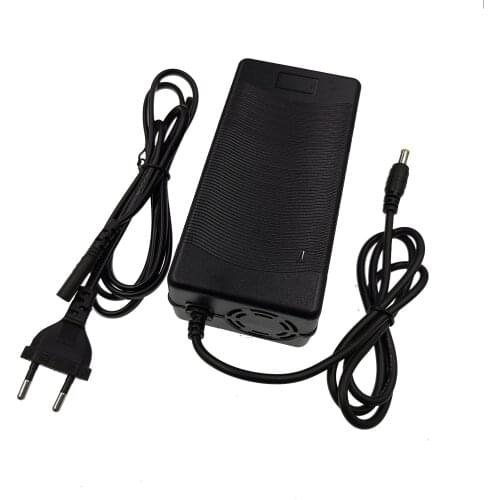 58.8V 2A Lithium Charger 51.8V, 52V 14S Li-Ion Electric Bicycle Scooter Battery Charger with Fan