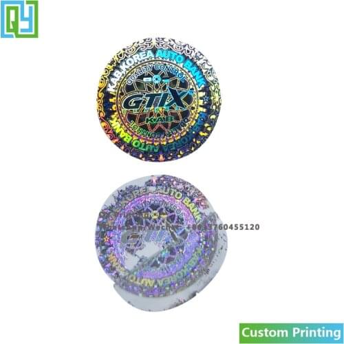 10000pcs 25x25mm Free Shipping Custom Printing 3D Silver Hologram Stickers Tamper Vident VOID Open Labels Holographic Laser Seal