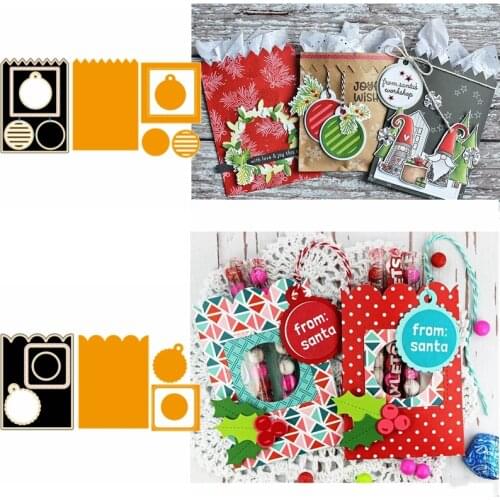 2 Lacework Tag Metal Cutting Dies Stencils Tag+Bubble Dialog+Decorative Ball Die Cuts For Card Making Decoration New 2019 Crafts