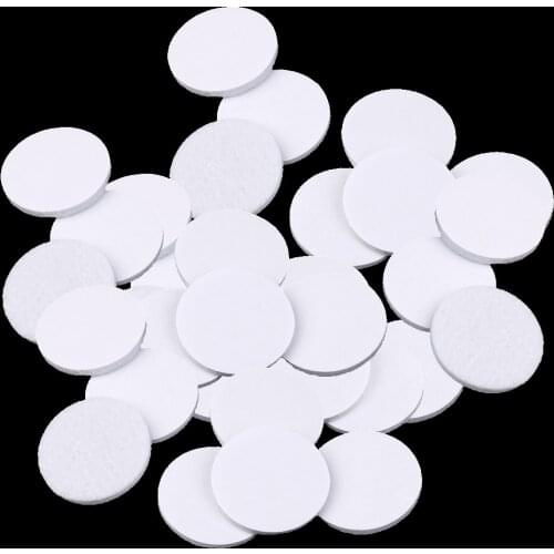 50 Piece 1.2 Inch White Adhesive Felt Furniture Pads Floor Wall Chair Anti Scratch