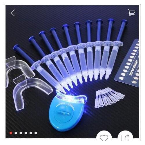 50pcs New Dental Equipment Teeth Whitening 44% Peroxide Dental Bleaching System Oral Gel Kit Tooth Whitener #39610106