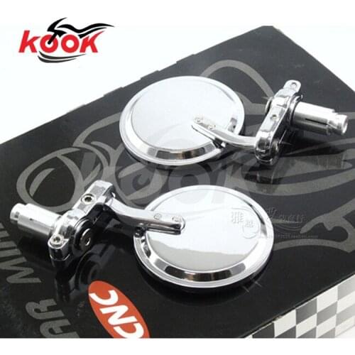 Free shipping Universal 22mm-25mm handlebar motorcycle motorbike rearview mirro side mirrors for yamaha honda suzuki Ducati