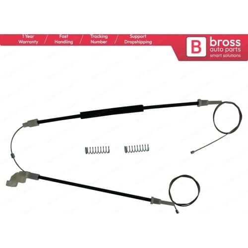 Bross Auto Parts BWR5328 Window Regulator Repair Set Rear Left 30623452 for Volvo S40 MK1 Made in Turkey