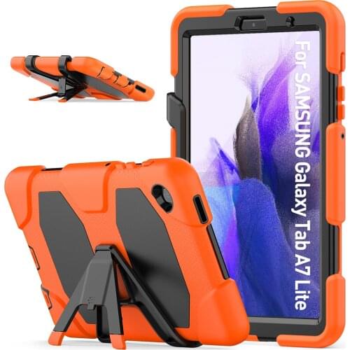 Case For Samsung Galaxy Tab A7 Lite 8.7 2021 SM-T220 SM-T225 Tablet Shockproof Heavy Duty Armor protection Cover+Film+Pen