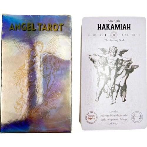 For Romance Angels Tarot Oracle Cards Family Party Game Card Full English Version PDF Divination Fate Playing Card