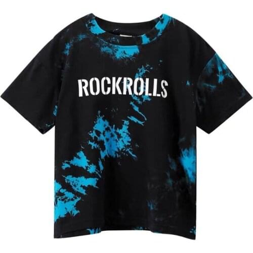 2021 New Oversized Cotton T-shirt for Boys Hip Hop Style Short Sleeve T-shirt Childrens Clothing for Teenagers Shirts for Boy