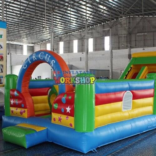 Customized Designs Inflatable Moonwalk Inflatable Bounce House And Slide Combo