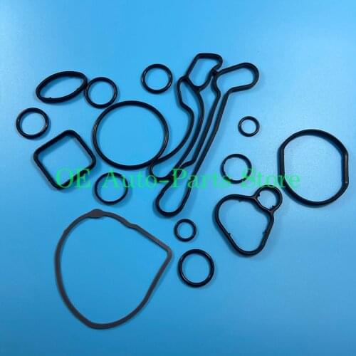 Oil- Cooler Gasket Seals Replacement Kit For Chevrolet Cruze 1.6 1.8 Trax Orlando Aveo Sonic Opel Astra Zafira 2724577 55354071