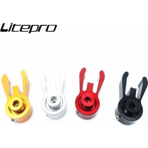 Bicycle Head Tube Rabbit Fixing Buckle CNC Catcher Folding Bike Aluminum Alloy Crab Claws For Brompton