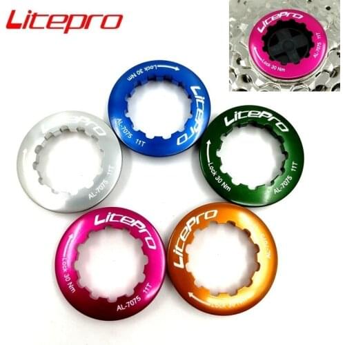 LITEPRO Bicycle Cassette Freewheel Lock Caps Aluminum Alloy 11T Flywheel Cover Mountain Bike Road Folding Bike Flywheel Part