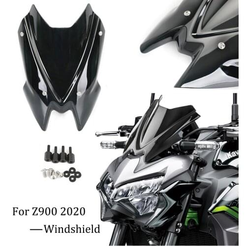 Mtkracing for kawasaki z900 z 900 motorcycle front screen windshield fairing breeze 2020-2021