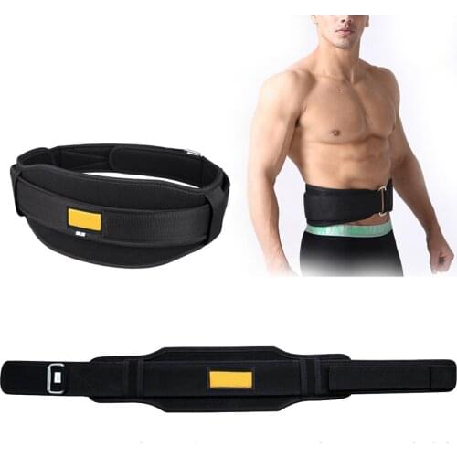 Body Building Fitness Adjustable Weight Lifting Belt Gym Wide Back Waist Support Protect Exercise Training Belt