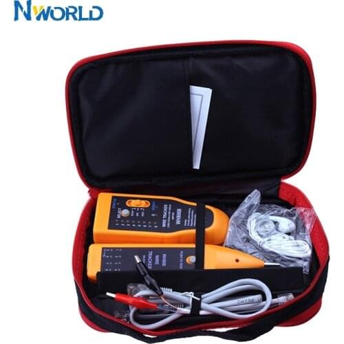 Hot Sell WH806B Telephone Wire Tracker Network Cable Tester For Cat5 Cat5E Cat6 RJ45 RJ11 Electrical Line Finding Testing Tools